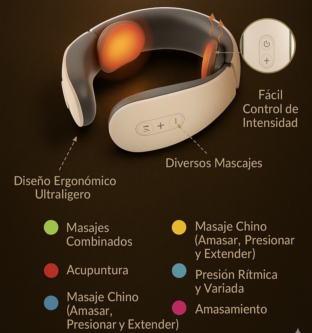 Calmea™ - Masajeador Cervical